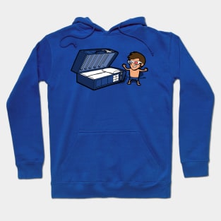 Tan In Style Funny Summer Cartoon For Sci-fi Fans Hoodie